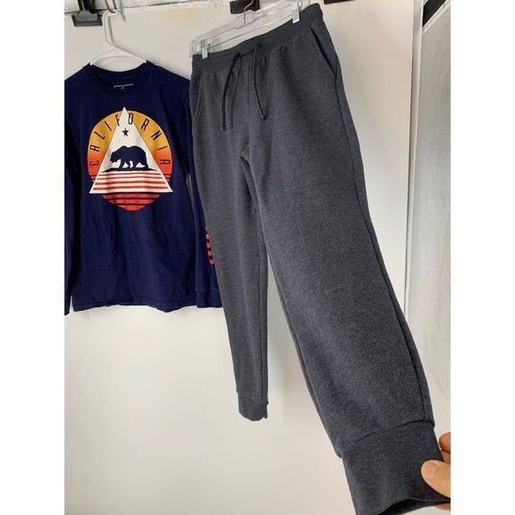 Men’s lot set bundle of 2 urban pipeline shirt tech gear fleece pants Sz S 5709 - Picture 7 of 10